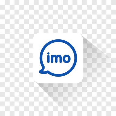 IMO logo izole. Vektör çizim. IMO simgesi.