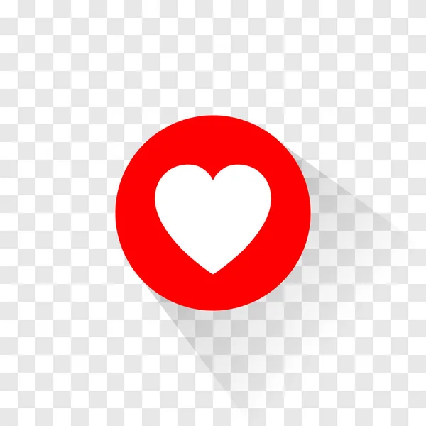 A szív, mint a, és ikon szerelem. Vektoros illusztráció. — Stock Vector