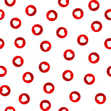 Aşk düğmeleri vektör semless desen arka plan. Sosyal Medya tasarımı.