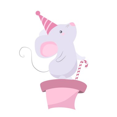 Şenlik şapkalı fare