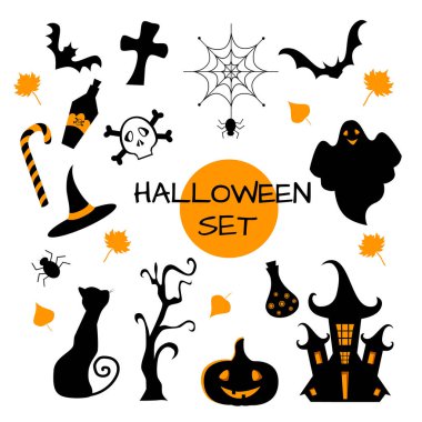 Cadılar Bayramı nesneleri kümesi