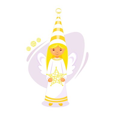 Noel yıldızı ile melek