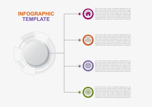 Επαγγελματίες Infographic Εικονογράφηση Διάνυσμα Εικόνες — Διανυσματικό Αρχείο