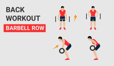 Fitness ikonu. halter sırası