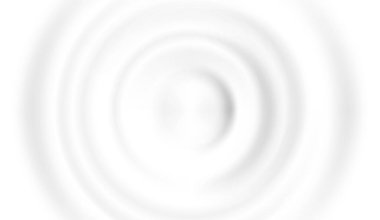 Süt damlasının üst görünümü