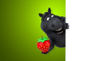 Çilek - 3d animasyon ile eğlenceli at