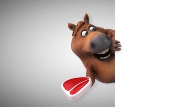 Et - 3d animasyon ile eğlenceli at 