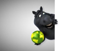 Küre - 3d animasyon ile eğlenceli at 