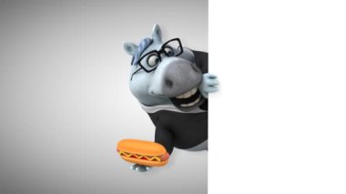 Hotdog - 3d animasyon ile eğlenceli at