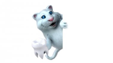 Dişi olan eğlenceli çizgi film karakteri - 3 boyutlu animasyon 