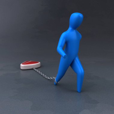 Et - 3d resim çekme yükünü sembolü