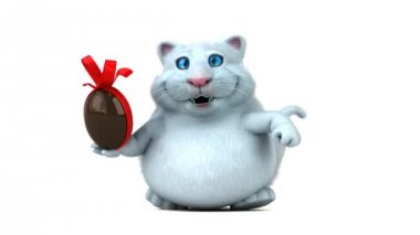 Paskalya yumurta - 3d animasyon ile eğlenceli çizgi film karakteri 