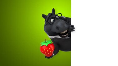 Çilek - 3d animasyon ile eğlenceli at