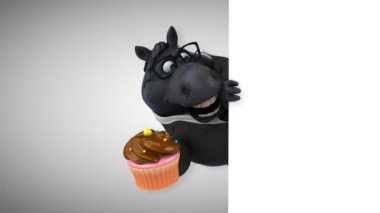 Cupcake - 3d animasyon ile eğlenceli at
