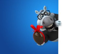 Paskalya yumurta - 3d animasyon ile eğlenceli at