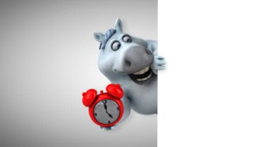 Saat - 3d animasyon ile eğlenceli at