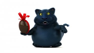 Paskalya yumurta - 3d animasyon ile eğlenceli çizgi film karakteri 