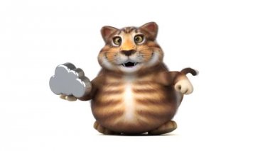 Bulut - 3d animasyon ile eğlenceli çizgi film karakteri