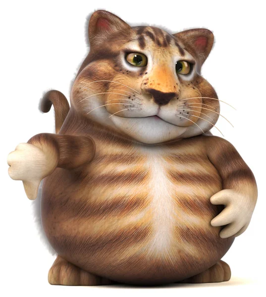 Розважальний Персонаж Кішки Ілюстрація — стокове фото