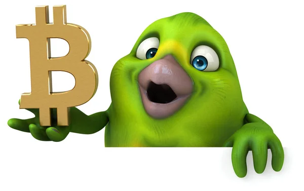 Bitcoin 일러스트와 캐릭터 — 스톡 사진