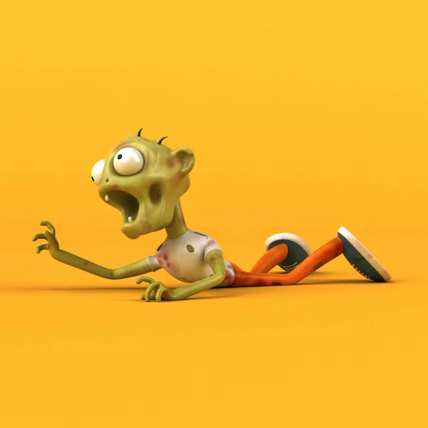 Spaß Zombie Illustration — Stockfoto