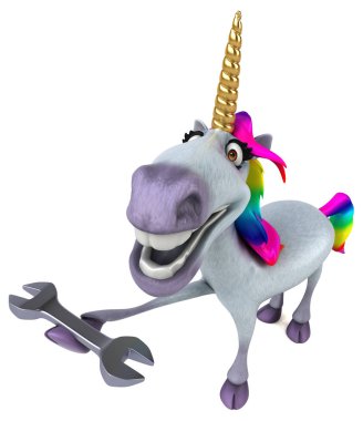 Eğlenceli çizgi film karakteri ile - 3d çizim aracı