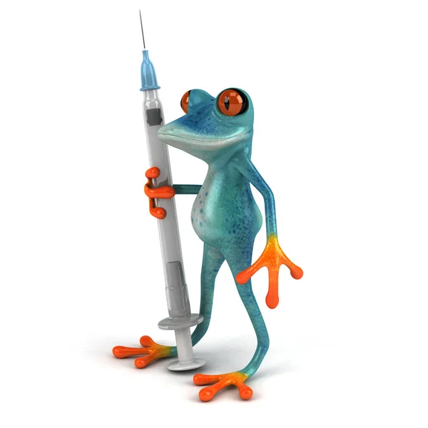 Διασκέδαση Βάτραχος Εμβόλιο Απεικόνιση — Φωτογραφία Αρχείου