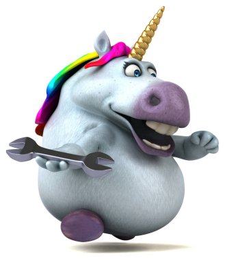 Komik çizgi film karakteri ile - 3d çizim aracı