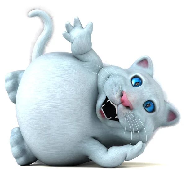 Leuke Kattenfiguur Illustratie — Stockfoto