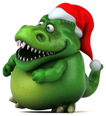 Eğlenceli dinozor - 3D Görüntü