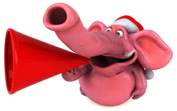 Pink Elephant Illustratie — Stockfoto