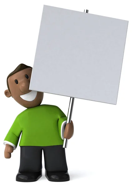 Cartoon Guy Illustration — Stock Photo, Image