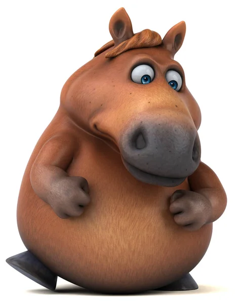 Fun Horse Charakter Illustration — Stockfoto