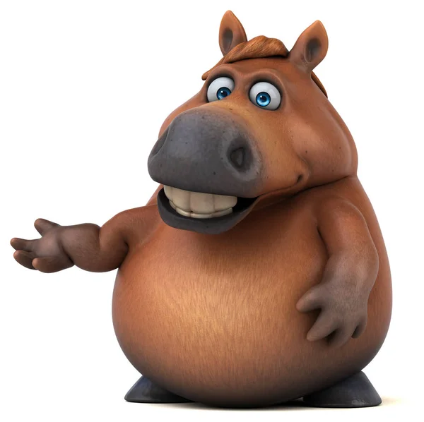 Fun Horse Character Illustration — Stock Photo, Image