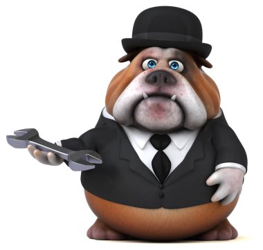 Eğlenceli çizgi film karakteri ile - 3d çizim aracı