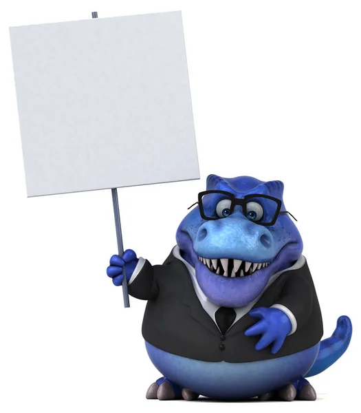 Personaje Divertido Trex Ilustración — Foto de Stock