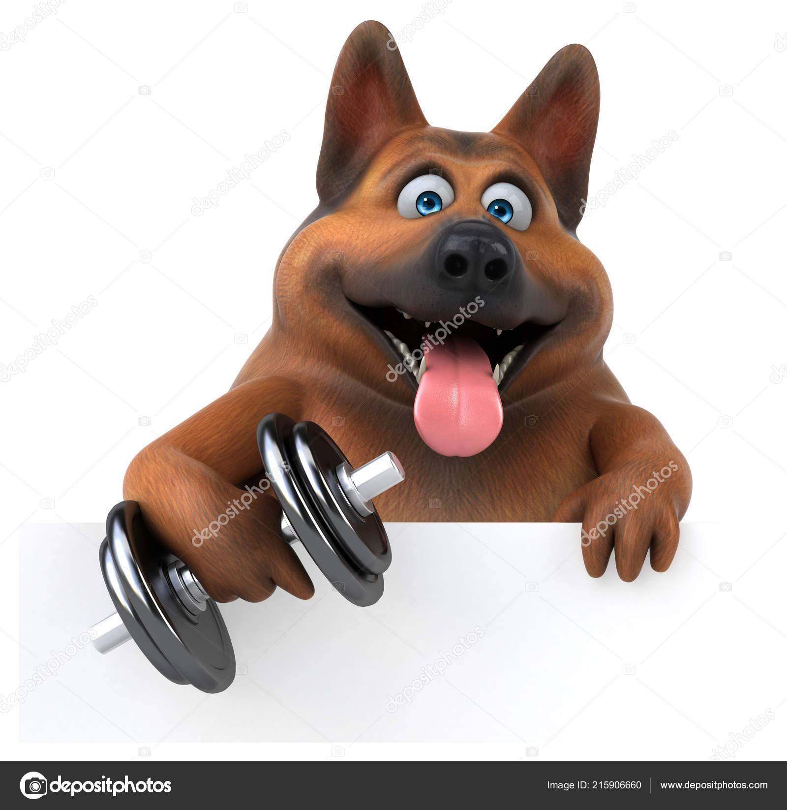 Funny Cartoon Character Gym Illustration Stock Photo by ©julos 215906660