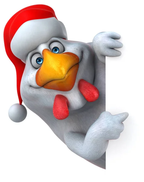 Leuke Cartoon Character Santa Claus Illustratie — Stockfoto