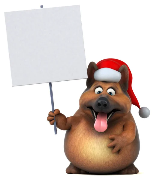 Fun Character Santa Claus Illustration — Stock Photo, Image