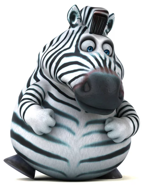 Leuke Zebra Illustratie — Stockfoto