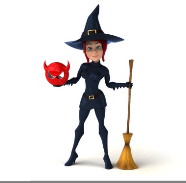 Seksi cadı - 3d çizim