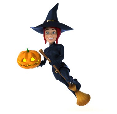 Seksi cadı - 3d çizim