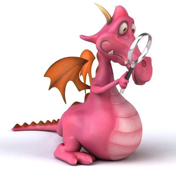 Fun Dragon Illustration — Stockfoto