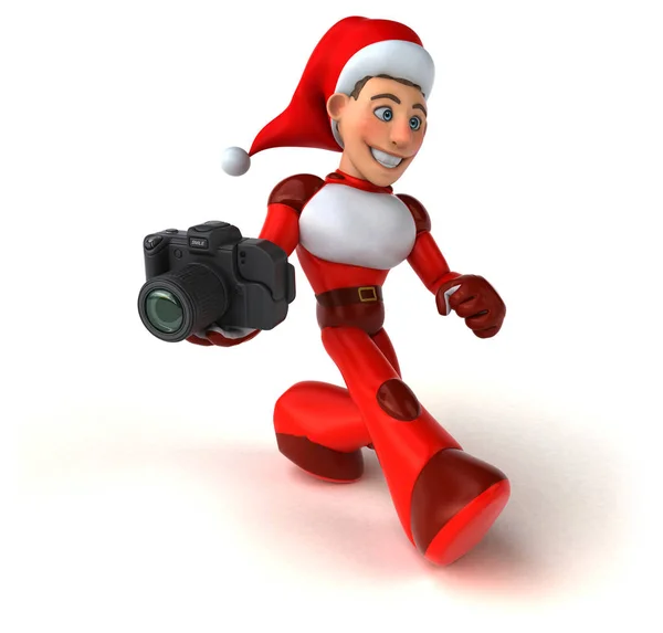 Fun Cartoon Character Camera Illustration — Stock Photo, Image