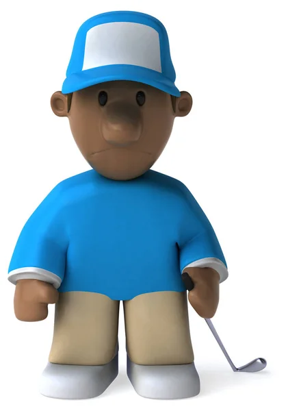 Leuk Golfer Illustratie — Stockfoto