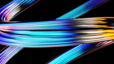 -3d illüstrasyon soyut dalgalar