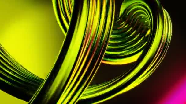 Ondes abstraites - animation 3D  