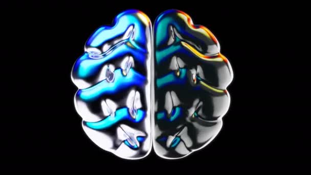 Cérebro Cérebroícone Médico Animação — Vídeo de Stock
