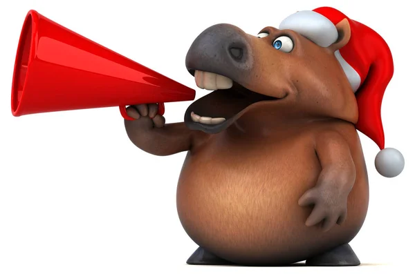 Leuke Cartoon Character Santa Claus Illustratie — Stockfoto