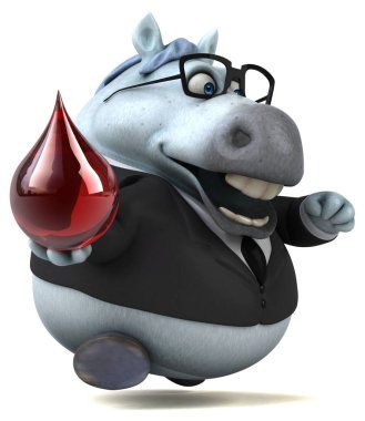 Süper modern süper kahraman - 3D İllüstrasyon  